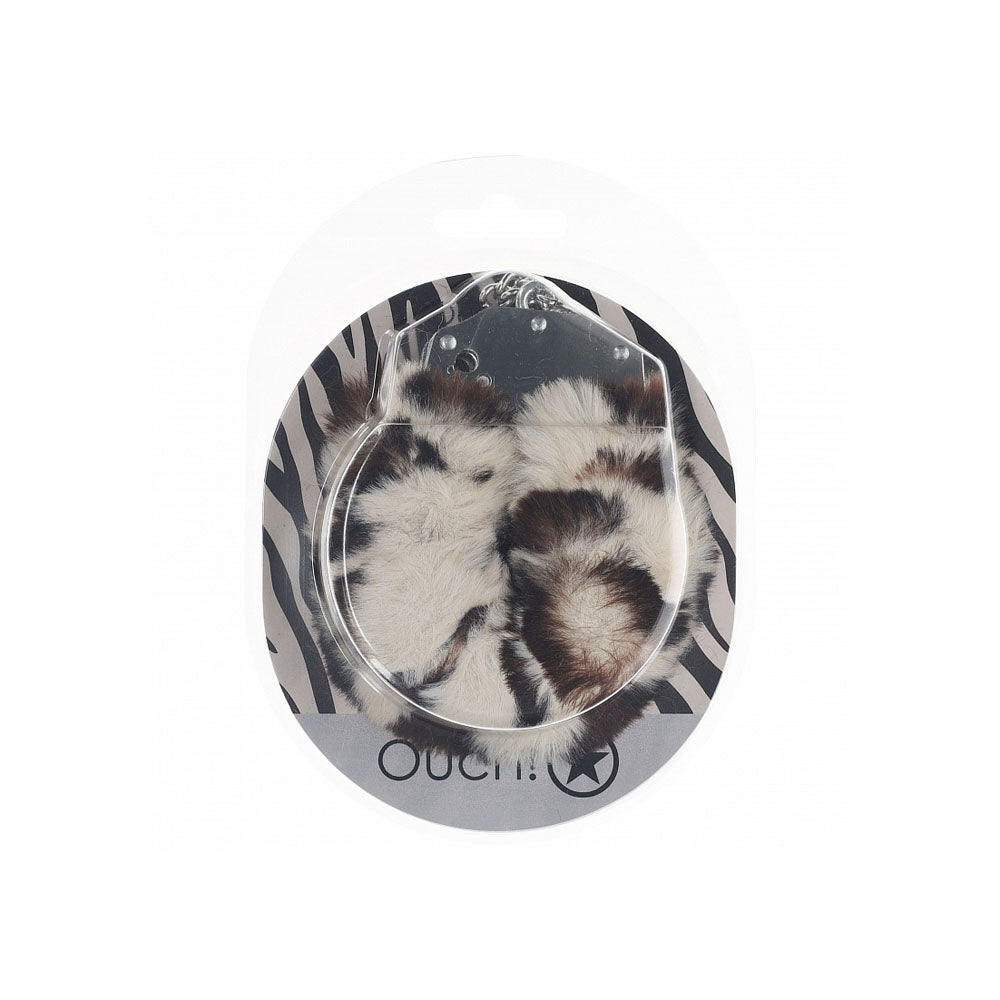 Shots Toys | OUCH! Heavy-Duty Fluffy Cuffs - Snow Leopard