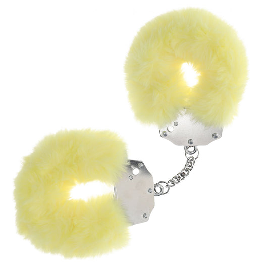 Shots Toys | OUCH! Heavy-Duty Fluffy Cuffs - Yellow