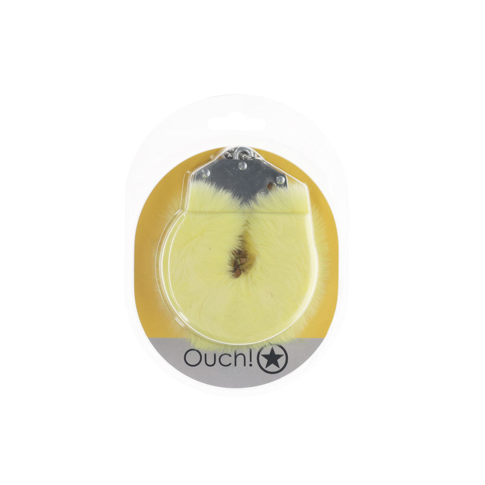 Shots Toys | OUCH! Heavy-Duty Fluffy Cuffs - Yellow