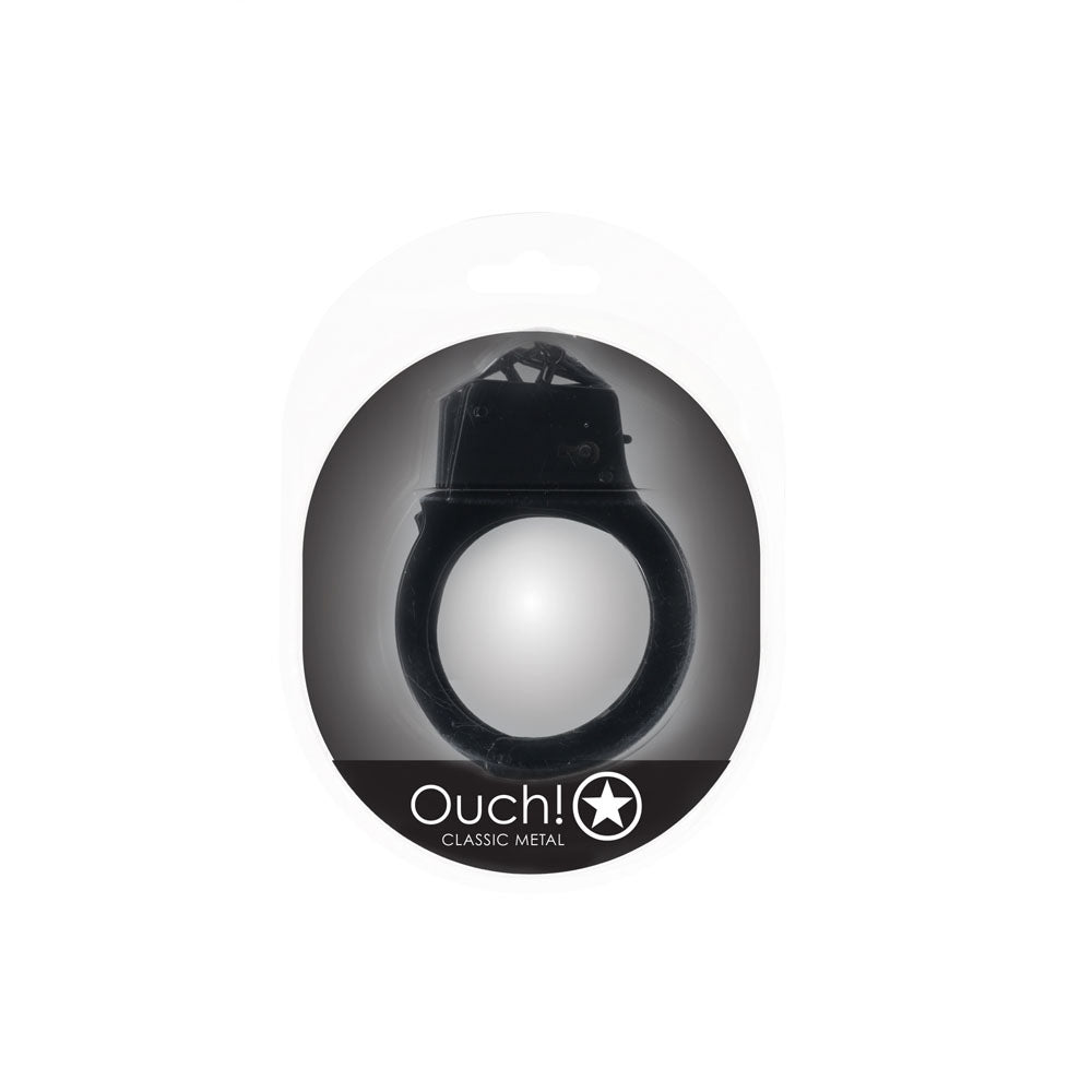 Shots Toys | OUCH! Classic Metal Cuffs - Black