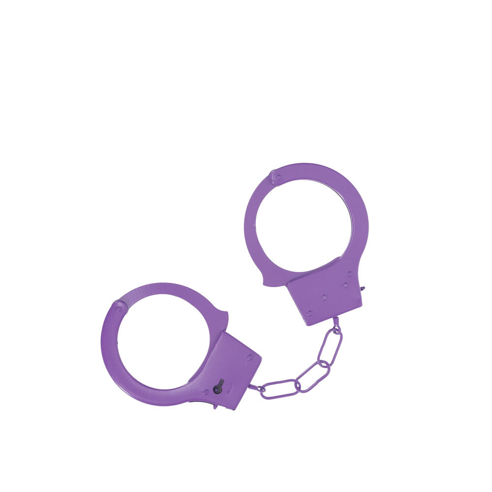 Shots Toys | OUCH! Classic Metal Cuffs - Purple