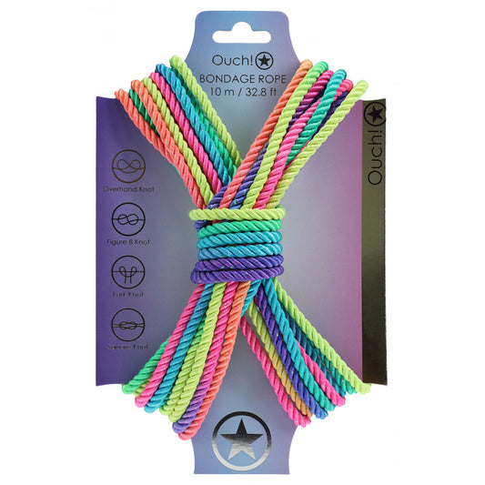 Shots Toys | OUCH! Bondage Rope 10M - Multicolour 2