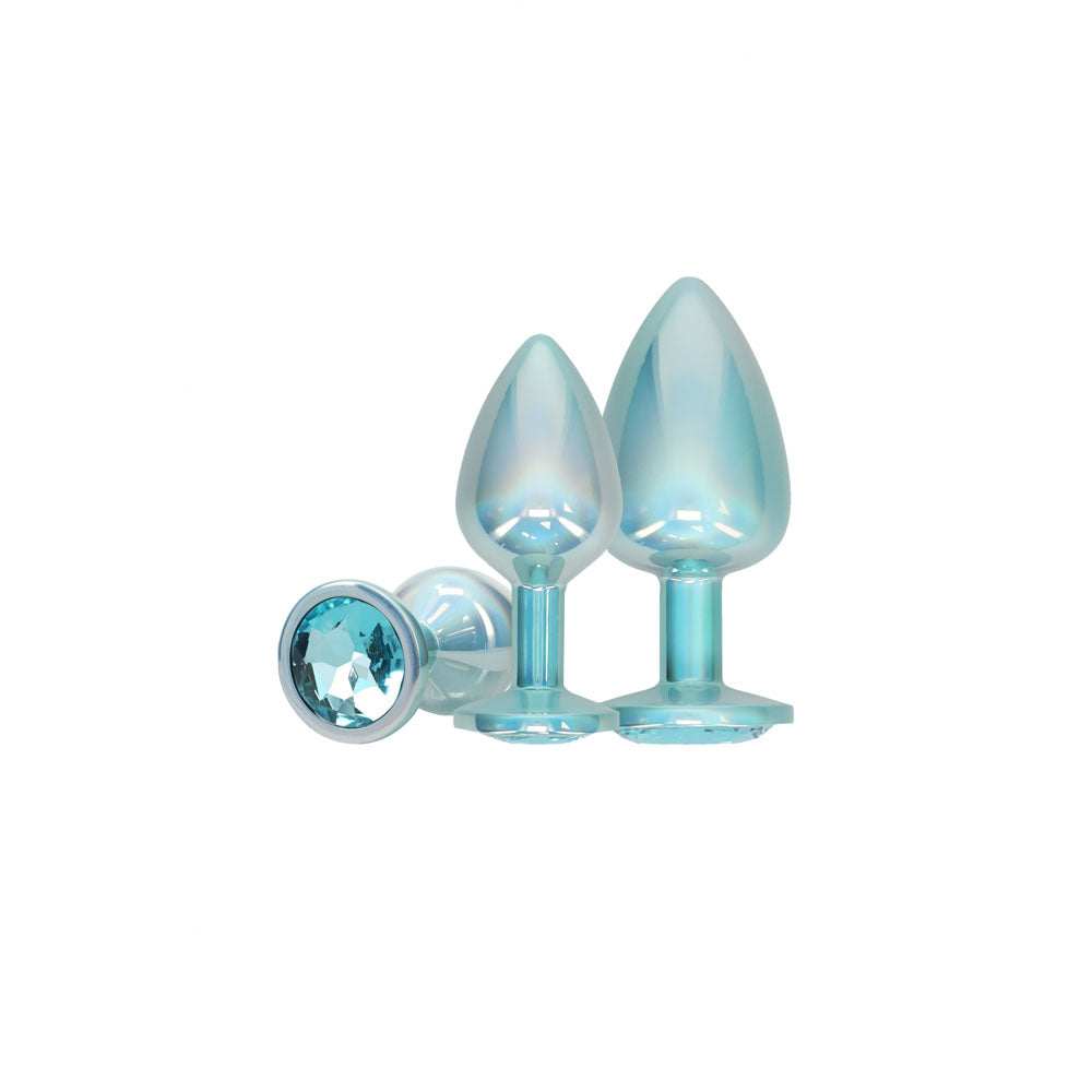 Shots Toys | OUCH! Paris Collection - Metal Anal Plug Set - Blue