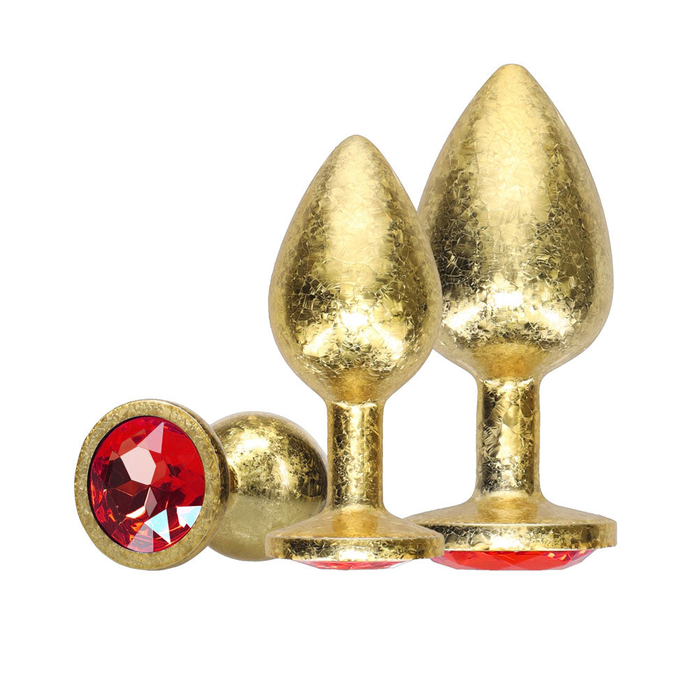 Shots Toys | OUCH! Milan Collection - Metal Anal Plug Set - Gold