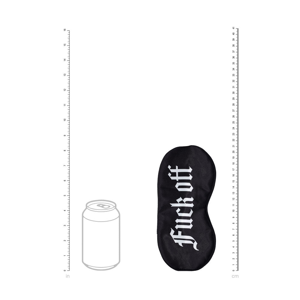 Shots Toys | OUCH! Satin Mask - Fuck Off