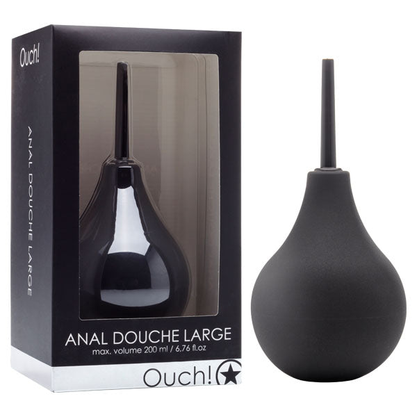 Shots Toys | Ouch! Anal Douche - Black Large 200ml