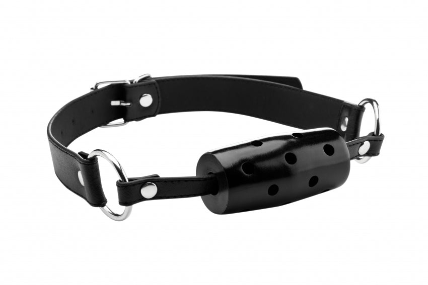 Shots Toys | OUCH! Cylinder Gag Black