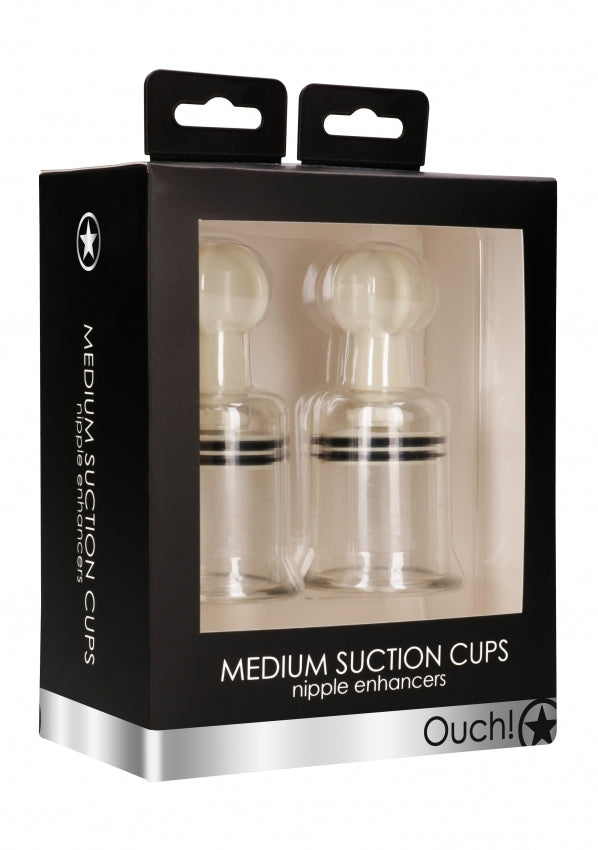 Shots Toys | OUCH! Suction Cup Medium Nipple Enhancers