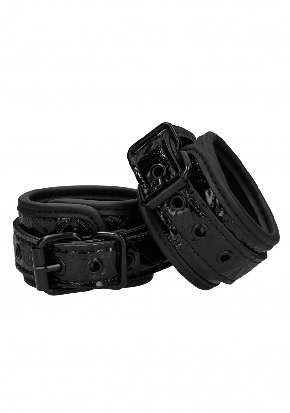 Shots Toys | Ouch! Luxury Spreader Bar Black