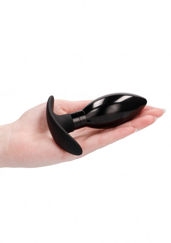 Shots Toys | OUCH! Interchangeable Butt Plug Set - Rounded Large Black
