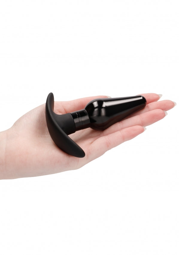 Shots Toys | OUCH! Interchangeable Butt Plug Set - Pointed Medium Black