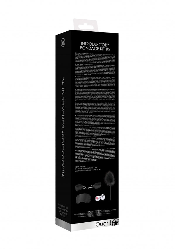 Shots Toys | Ouch! Introductory Bondage Kit #2 Black