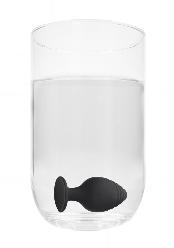 Shots Toys | OUCH! Rippled Butt Plug Set - Black