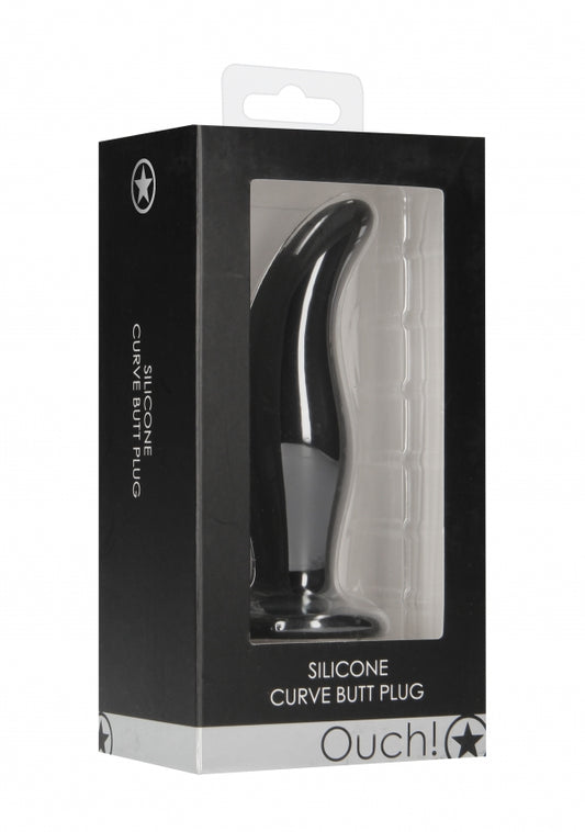 Shots Toys | OUCH! Curve Butt Plug - Black