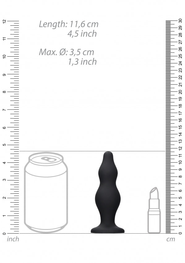 Shots Toys | OUCH! Bubble Butt Plug - Black