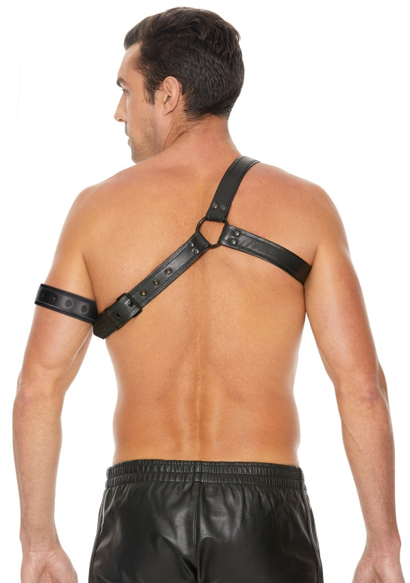 Shots Toys | OUCH! Gladiator Harness - One Size - Black
