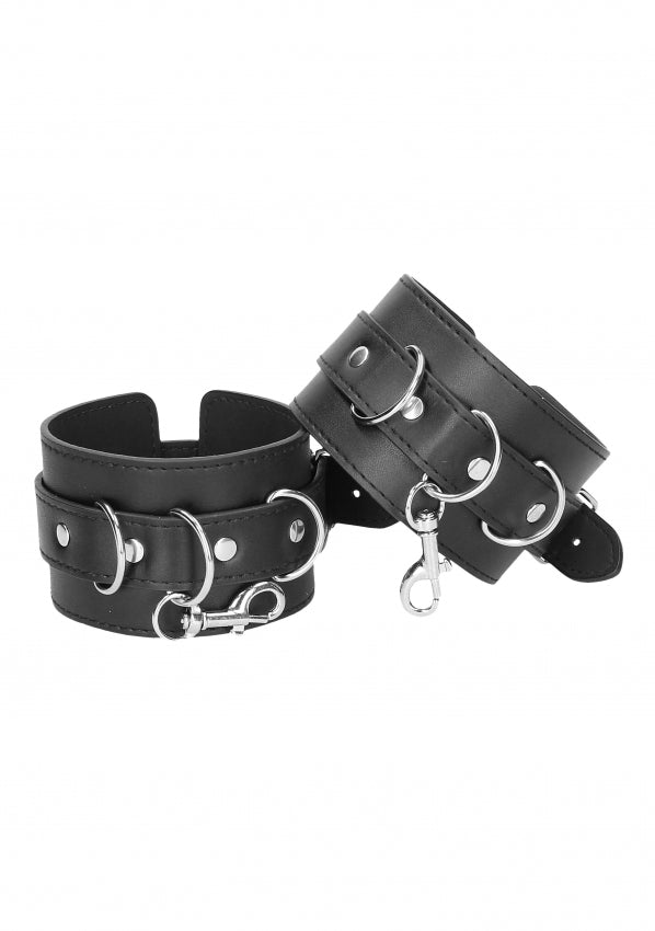 Shots Toys | OUCH! Bonded Leather Hogtie With Hand and Ankle Cuffs