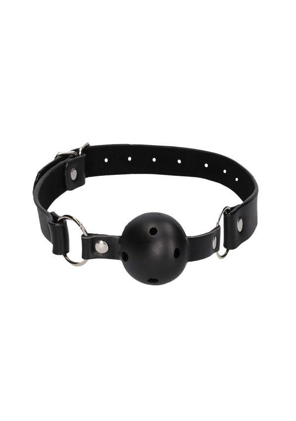 Shots Toys | OUCH! Breathable Ball Gag - With Bonded Leather Straps