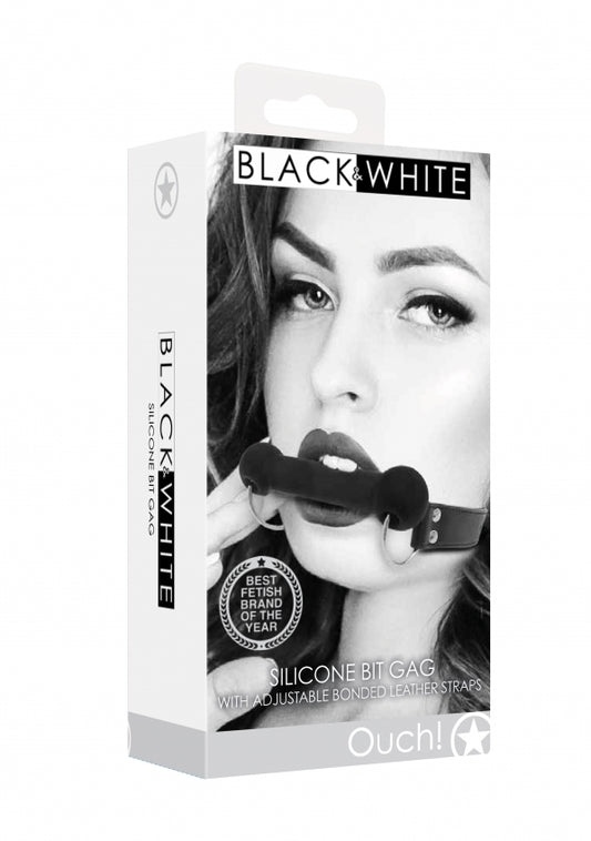 Shots Toys | OUCH! Silicone Bit Gag - With Adjustable Bonded Leather Straps