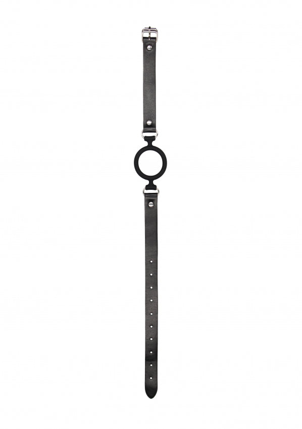 Shots Toys | OUCH! Silicone Ring Gag - With Adjustable Bonded Leather Straps