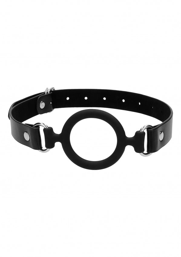 Shots Toys | OUCH! Silicone Ring Gag - With Adjustable Bonded Leather Straps
