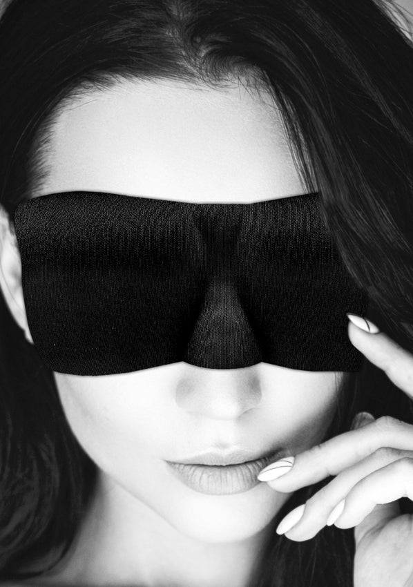 Shots Toys | OUCH! Satin Curvy Eye Mask - With Elastic Straps