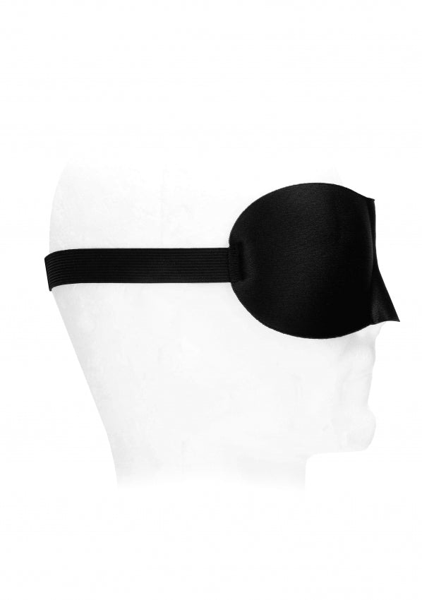 Shots Toys | OUCH! Satin Curvy Eye Mask - With Elastic Straps