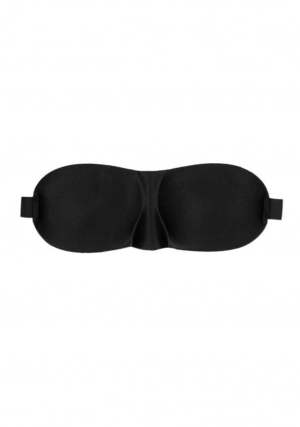 Shots Toys | OUCH! Satin Curvy Eye Mask - With Elastic Straps