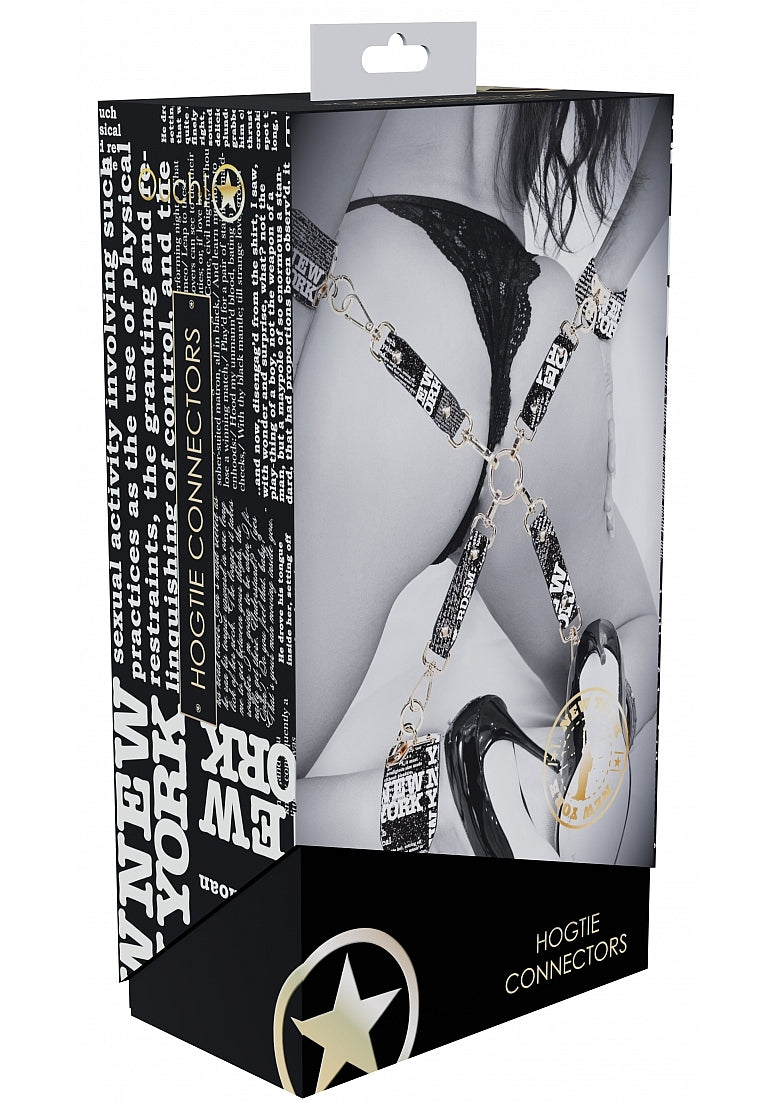 Shots Toys | Ouch! NY Collection - Hogtie Connectors - Black