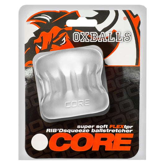 OxBalls Core Grip Squeeze Ball Stretcher CLEAR ICE