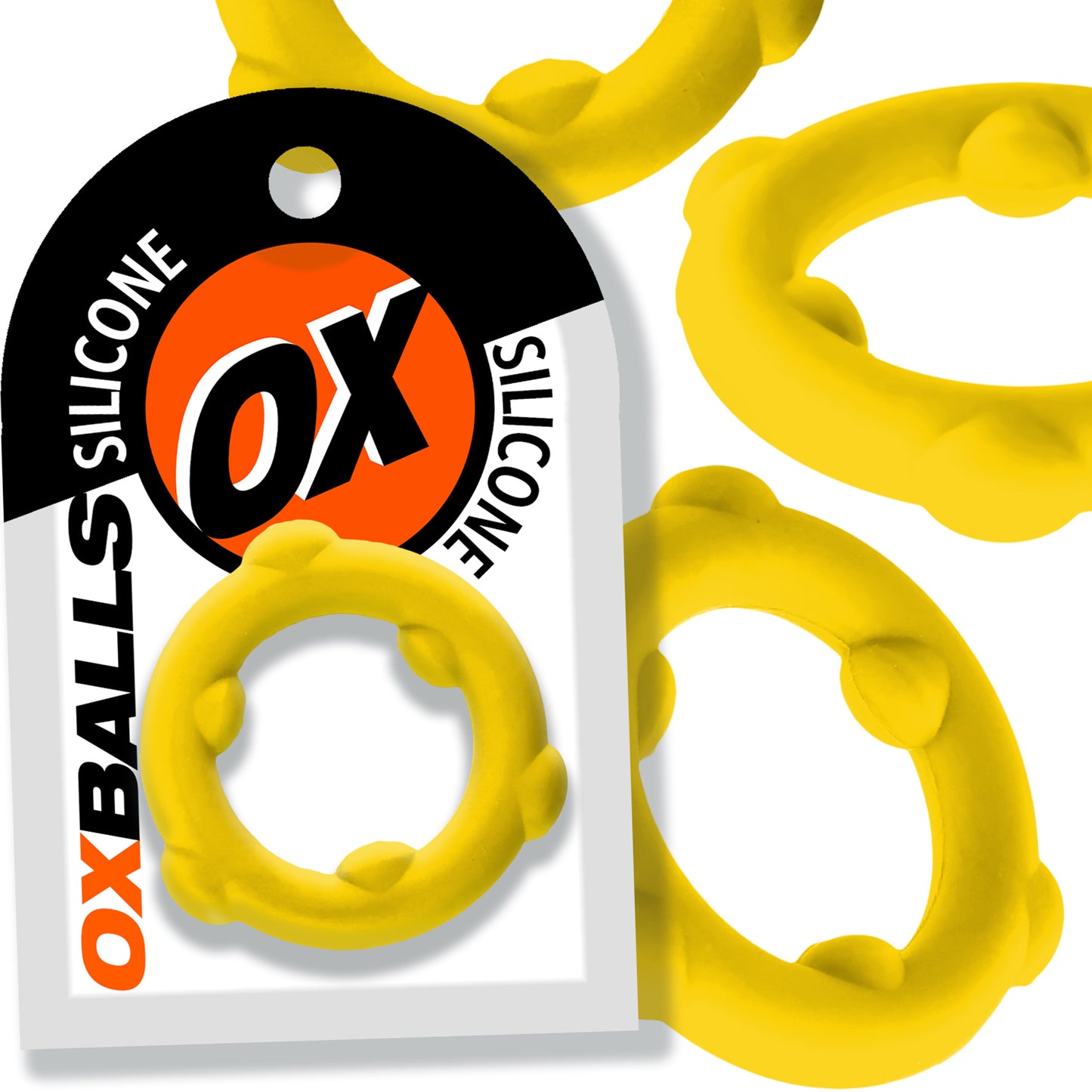 OxBalls Spinner Silicone Ring Yellow