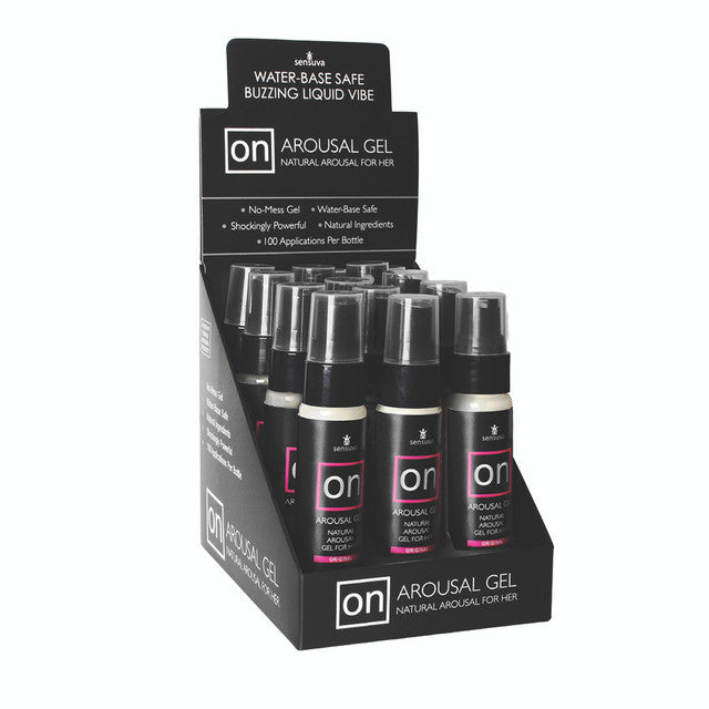 Sensuva On for Her Arousal Gel 12 Pack Counter Display Box - MUTIPLE FLAVOURS