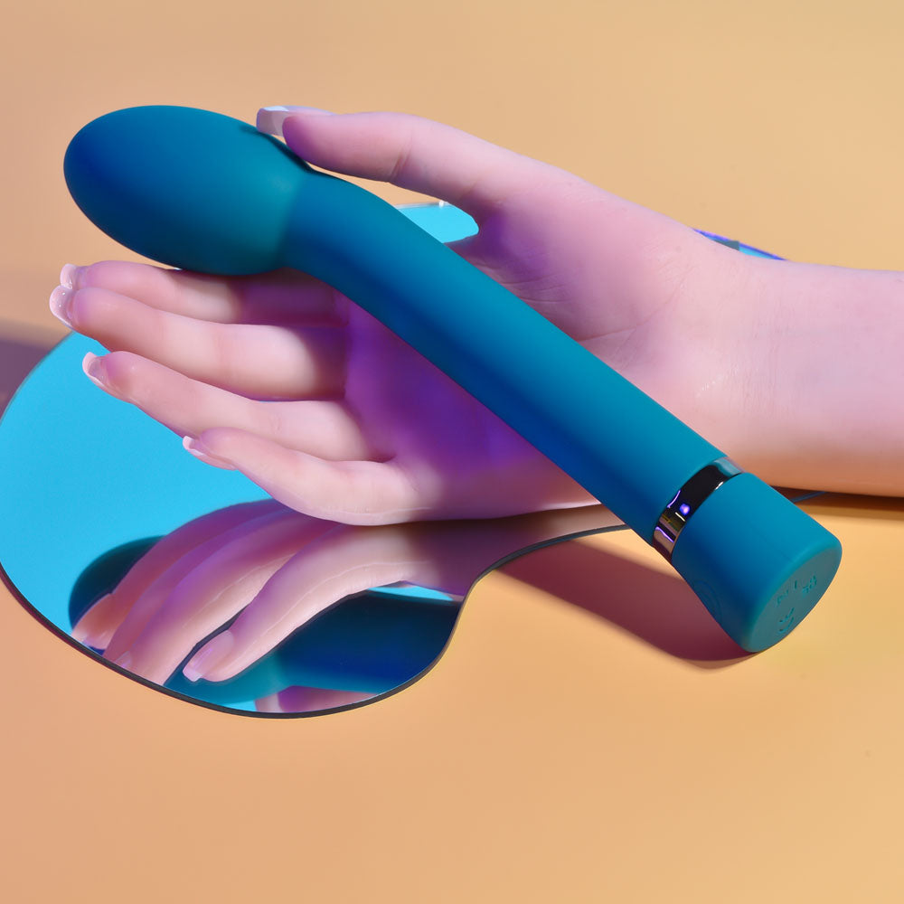 Playboy Pleasure ON THE SPOT Blue 21.6cm USB Rechargeable G-Spot Vibrator