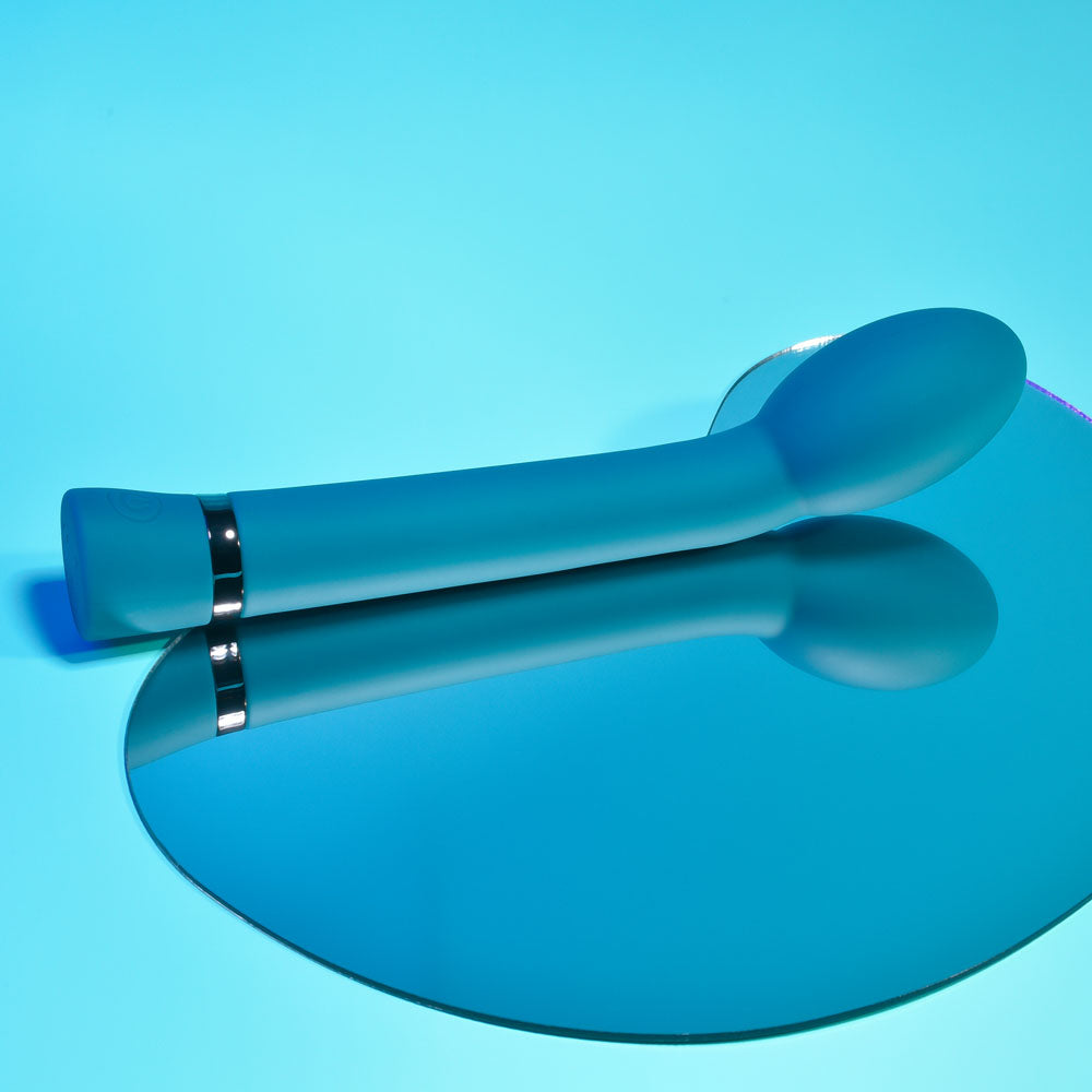 Playboy Pleasure ON THE SPOT Blue 21.6cm USB Rechargeable G-Spot Vibrator
