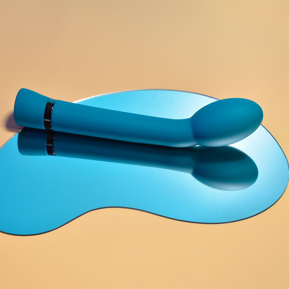 Playboy Pleasure ON THE SPOT Blue 21.6cm USB Rechargeable G-Spot Vibrator