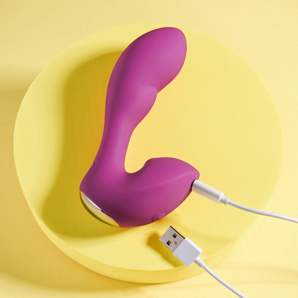 Playboy Pleasure ARCH Purple 14.1cm USB Rechargeable G-Spot Vibrator