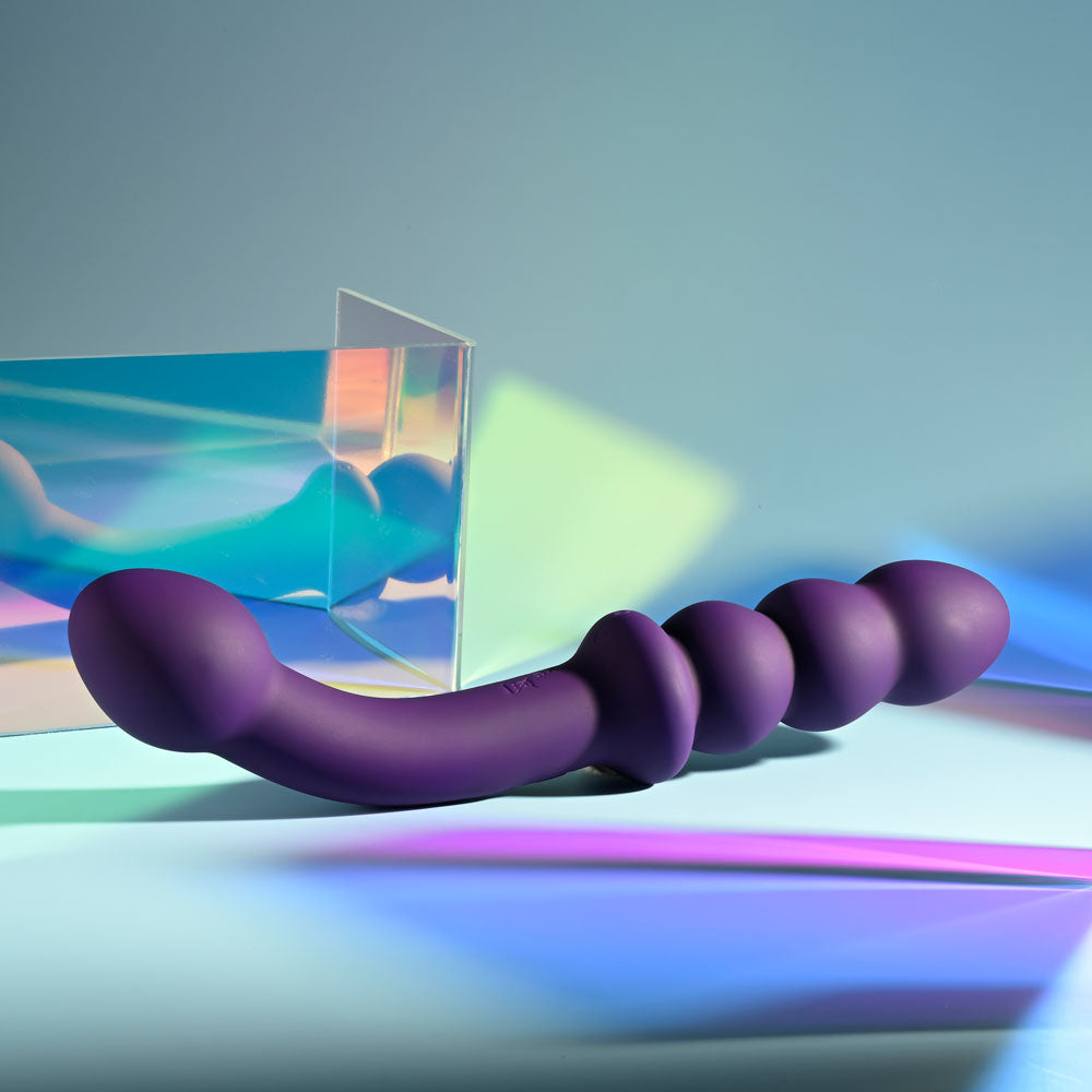 Playboy Pleasure THE SEEKER Purple 20.3cm USB Rechargeable Double Ended Vibrator