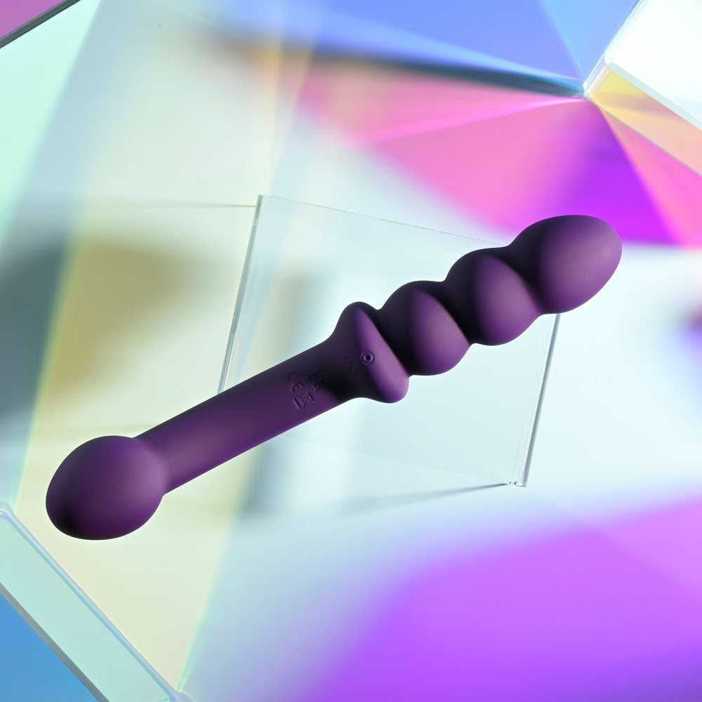 Playboy Pleasure THE SEEKER Purple 20.3cm USB Rechargeable Double Ended Vibrator