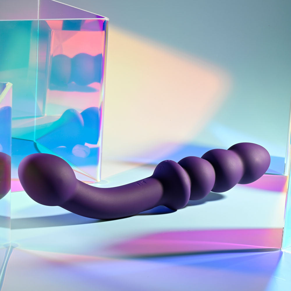 Playboy Pleasure THE SEEKER Purple 20.3cm USB Rechargeable Double Ended Vibrator