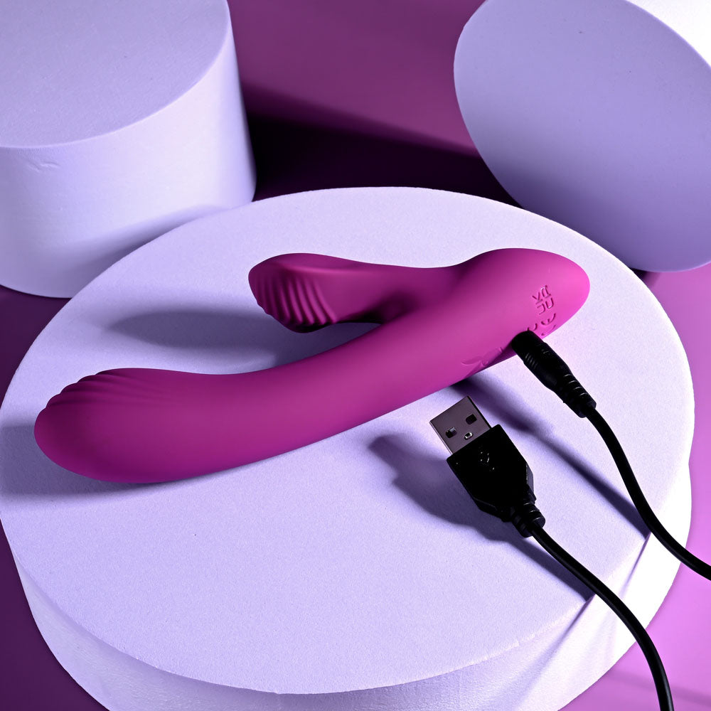 Playboy Pleasure BITTY BUNNY Purple 14.7cm USB Rechargeable Rabbit Vibrator