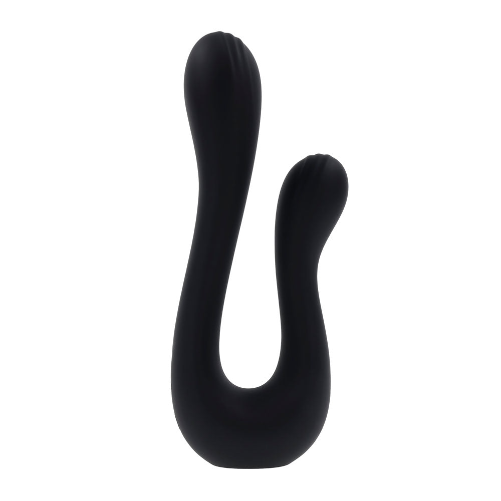 Playboy Pleasure THE SWAN Black USB Rechargeable Dual Ended Vibrator