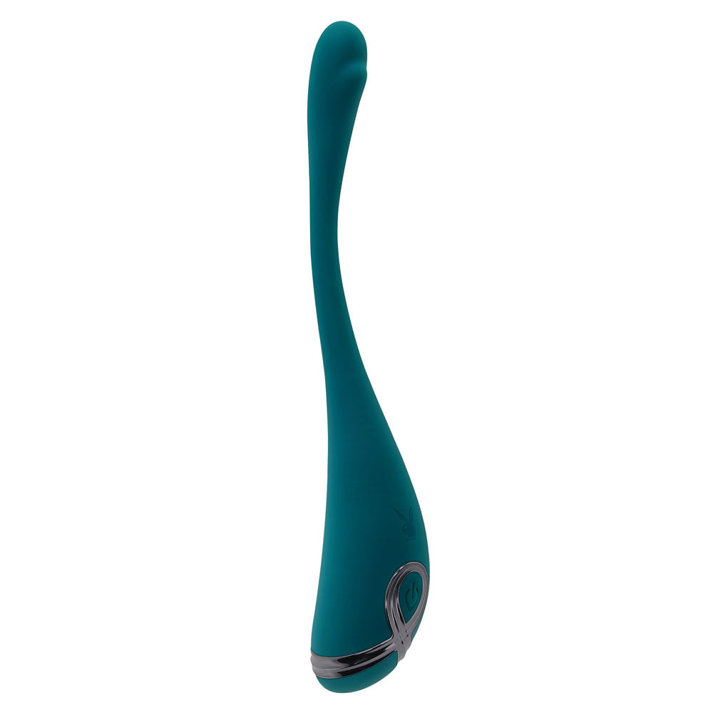 Playboy Pleasure PINPOINT PERFECTION - Green 19.3cm Poseable Bendable Vibrator