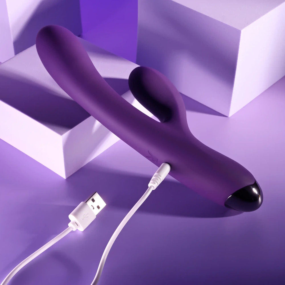 Playboy Pleasure NEW CRUSH Purple 20.6cm Rabbit Vibrator