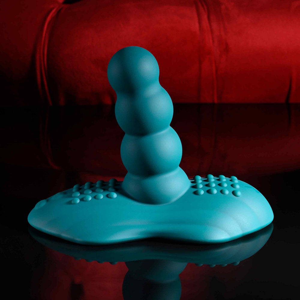 Playboy Pleasure HAVE A SEAT - Green Rideable Vibrator and Grinder Pad with Remote