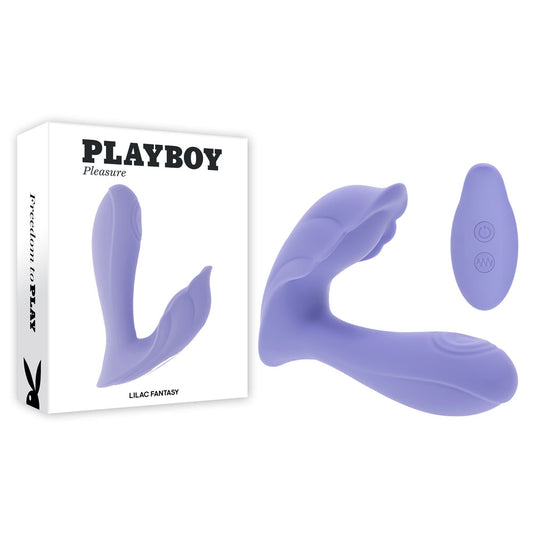 Playboy Pleasure LILAC FANTASY - Purple 13.5cm Tapping Vibrator with Remote