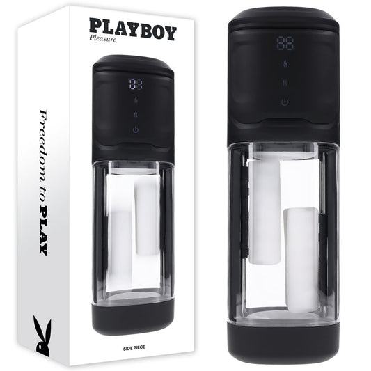 Playboy Pleasure SIDE PIECE - Warming Vibrating Auto Stroker