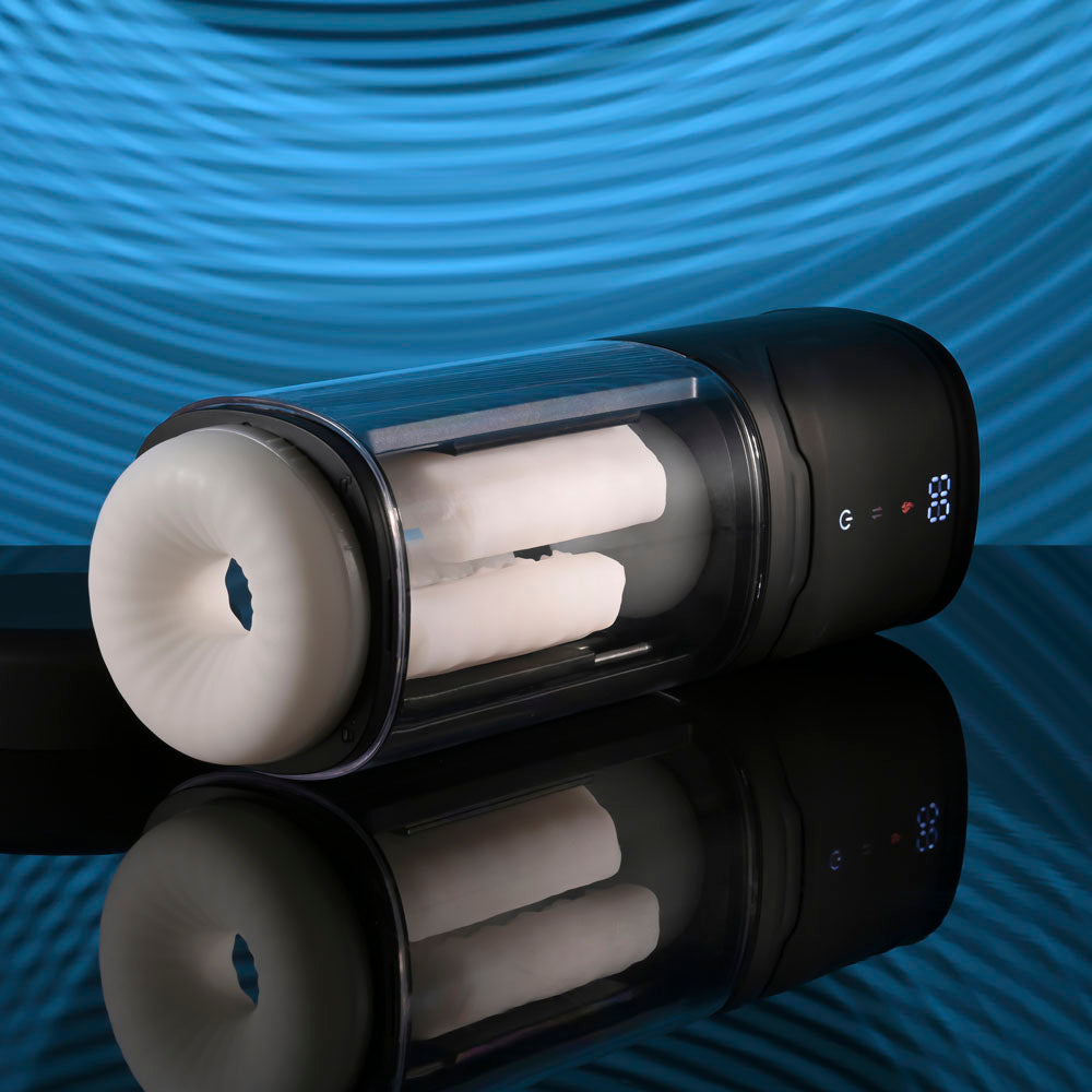 Playboy Pleasure SIDE PIECE - Warming Vibrating Auto Stroker