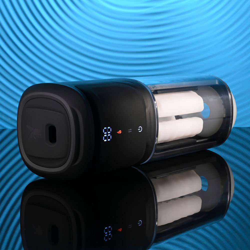 Playboy Pleasure SIDE PIECE - Warming Vibrating Auto Stroker