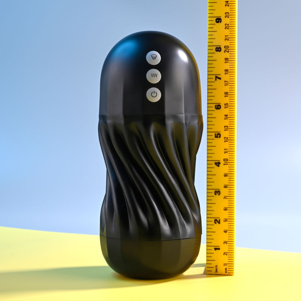 Playboy Pleasure SOLO USB Rechargeable Vibrating and Sucking Stroker Masturbator