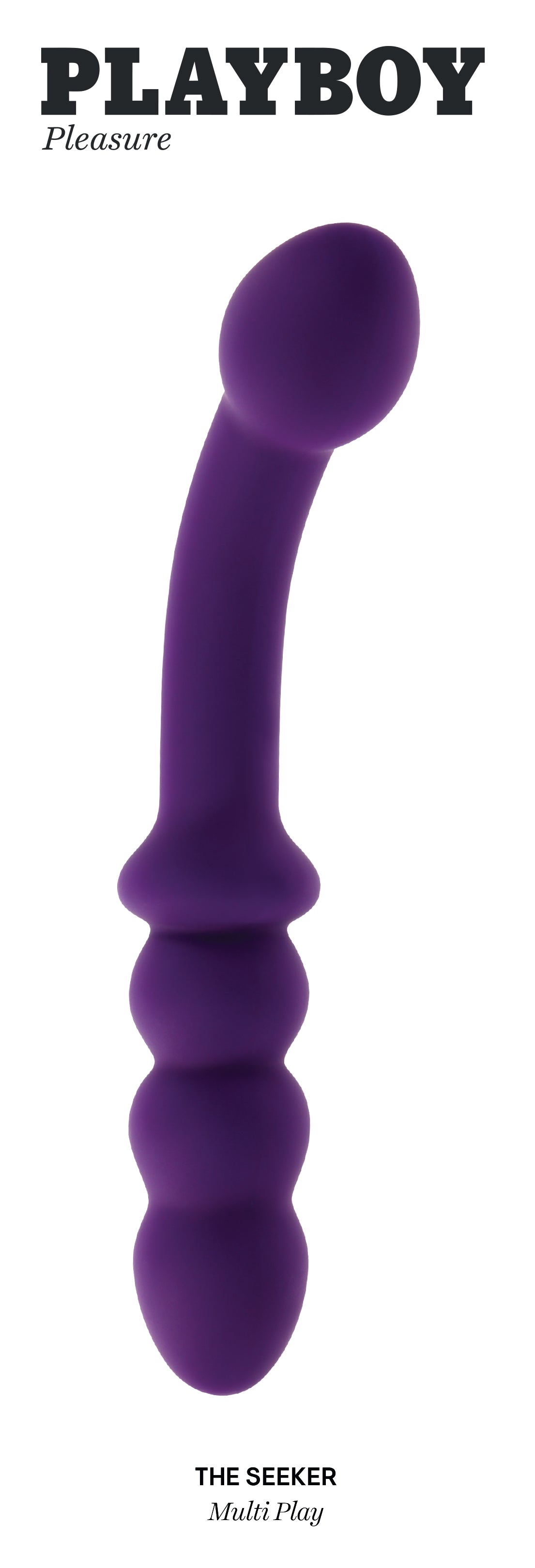 Playboy Pleasure THE SEEKER Purple 20.3cm USB Rechargeable Double Ended Vibrator